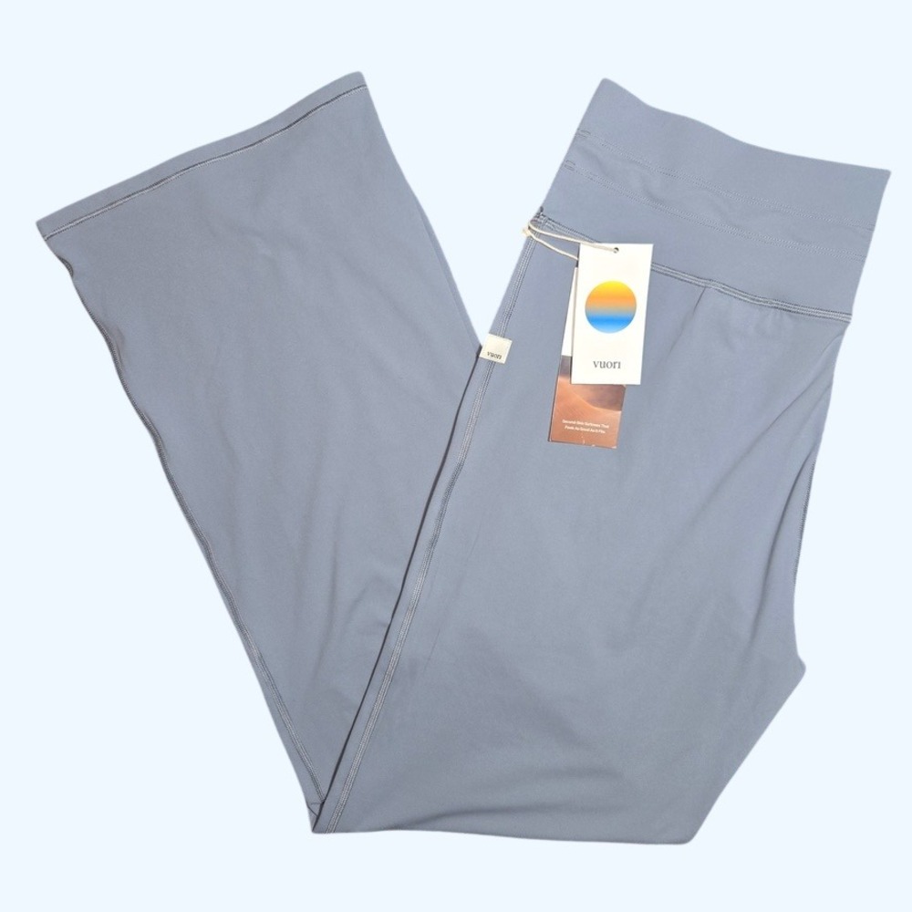 NEW Vuori Daily Wideleg Mallorca Gray High Rise Athletic Pants XXL VW489